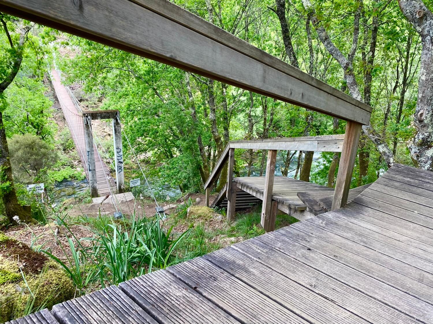 Puente Colgante de Calvelo Guíate Galicia