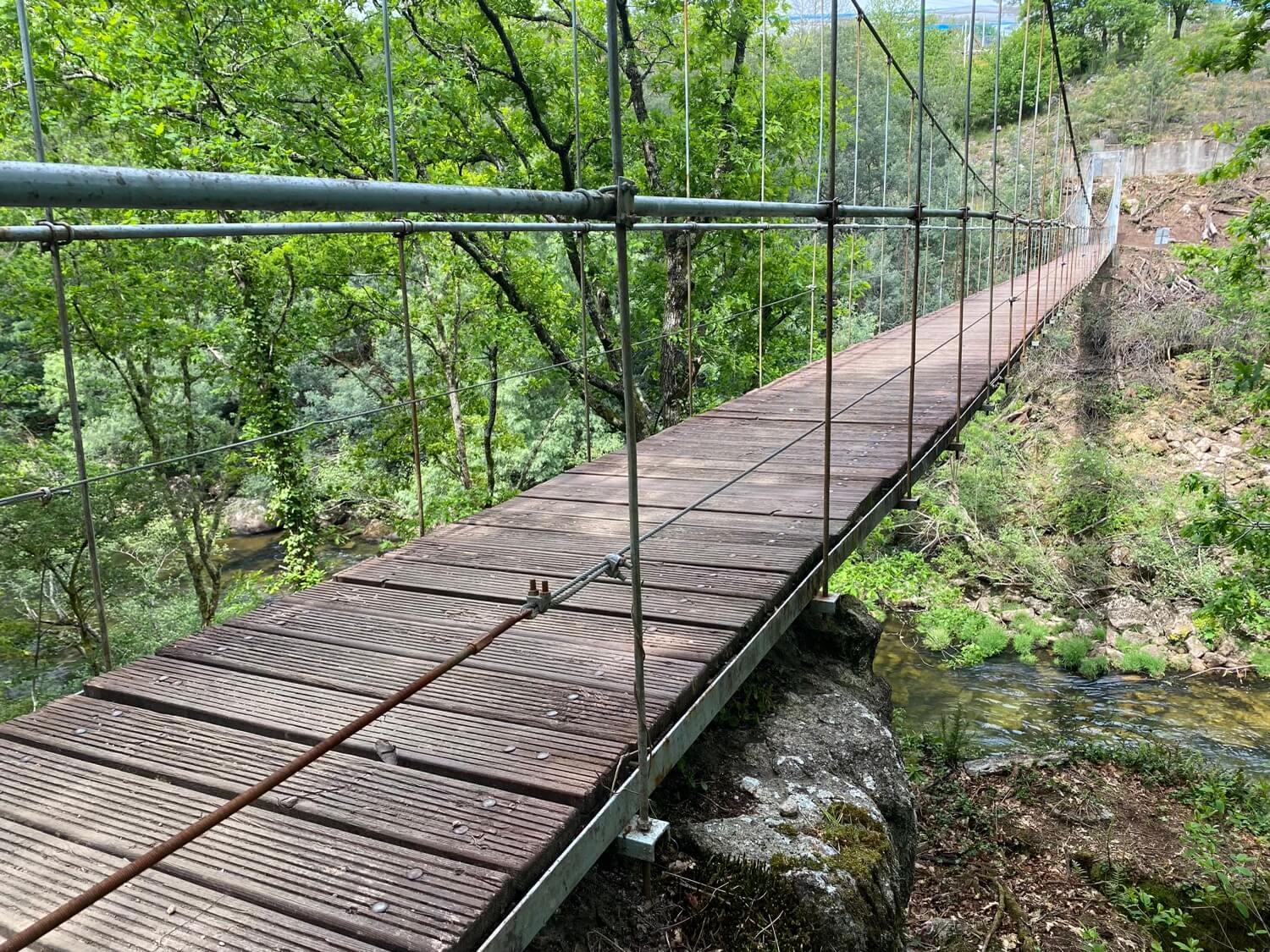 Puente Colgante de Calvelo Guíate Galicia