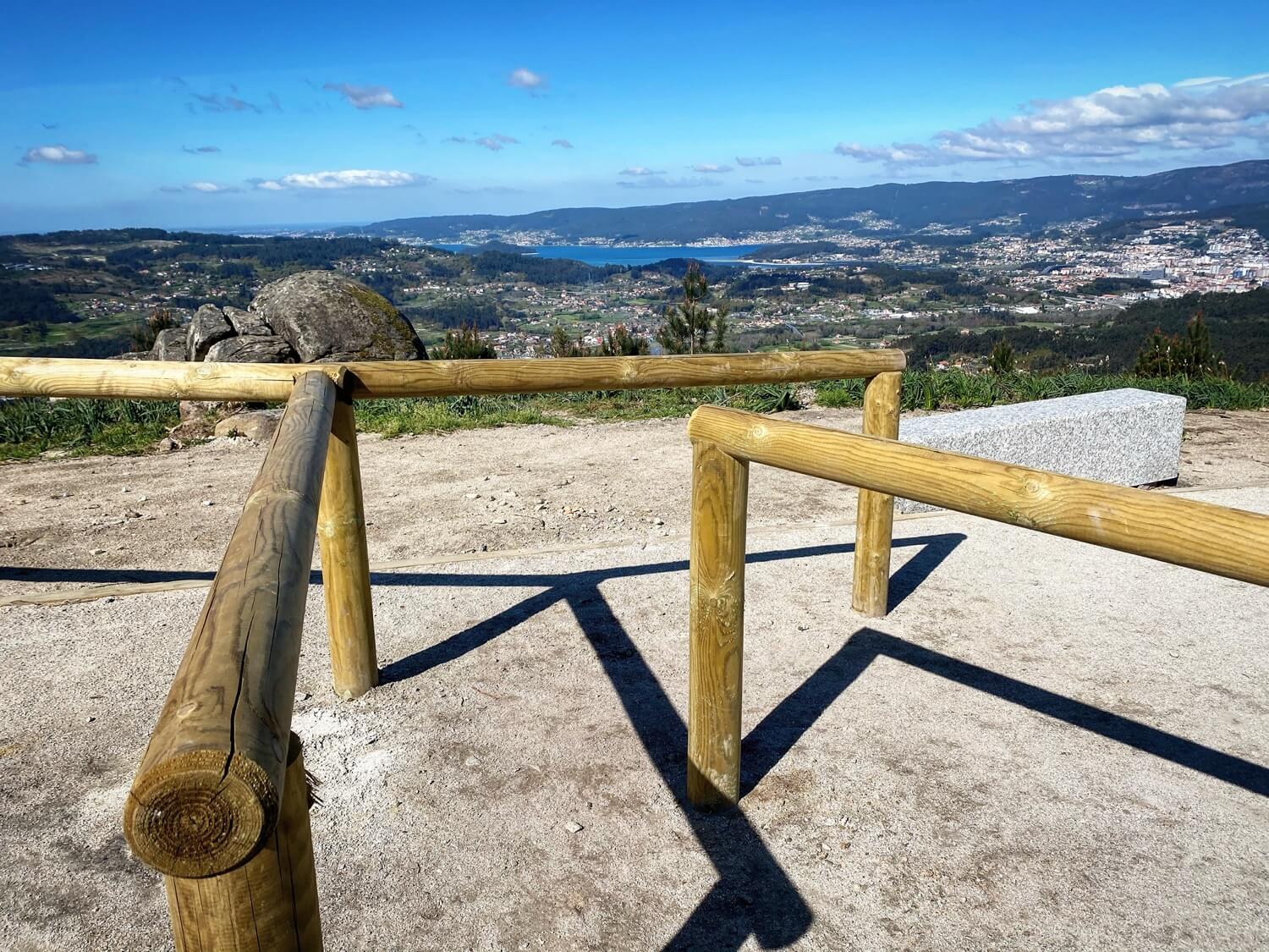 Mirador Regha Pieira Parque Forestal da Fracha Guíate Galicia