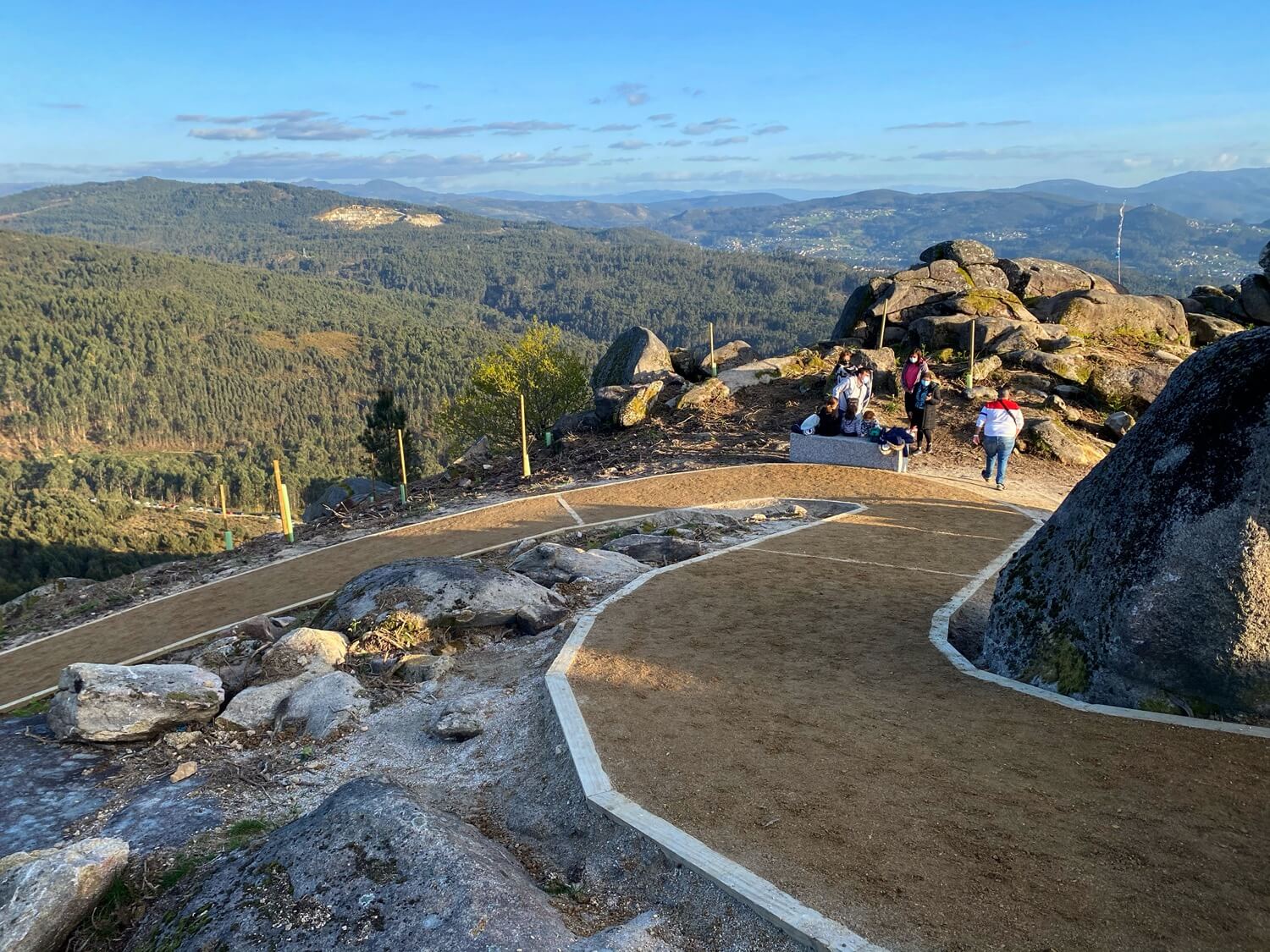 Mirador Couto das Forcadas Parque Forestal da Fracha Guíate Galicia