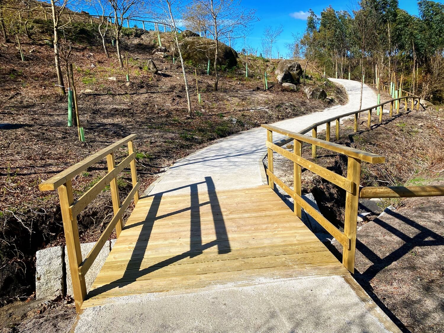 Mirador Regha Pieira Parque Forestal da Fracha Guíate Galicia