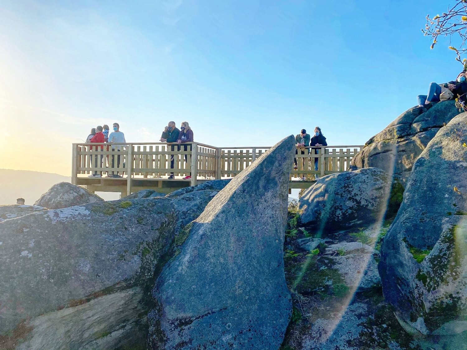 Mirador Couto das Forcadas Parque Forestal da Fracha Guíate Galicia