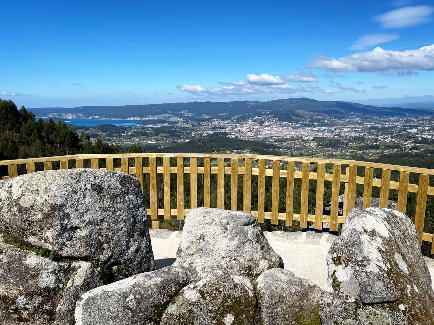 Mirador Outeiro Navío Parque Forestal da Fracha Guíate Galicia