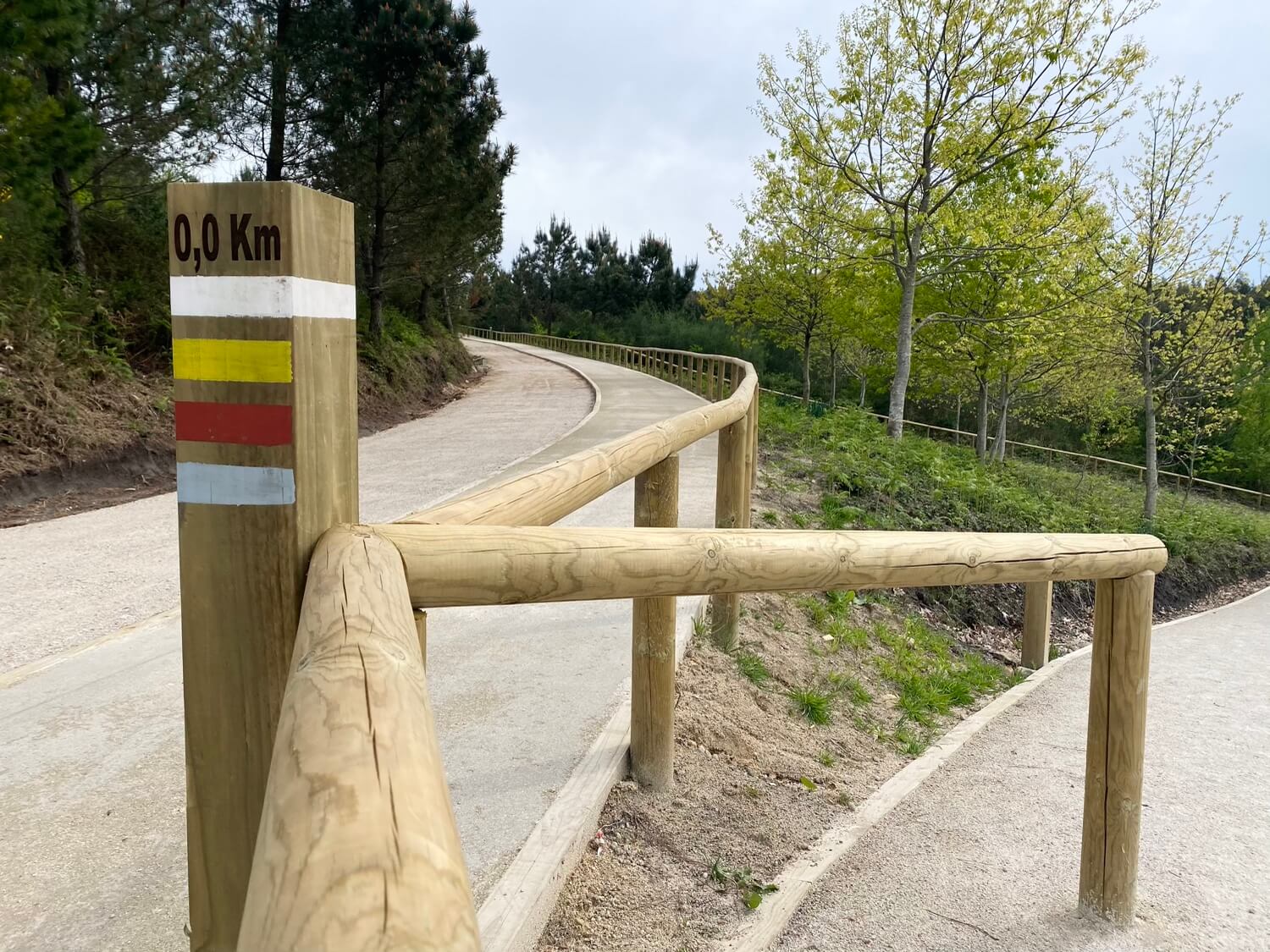 Senda y Mirador Outeiro Navío Parque Forestal da Fracha Guíate Galicia