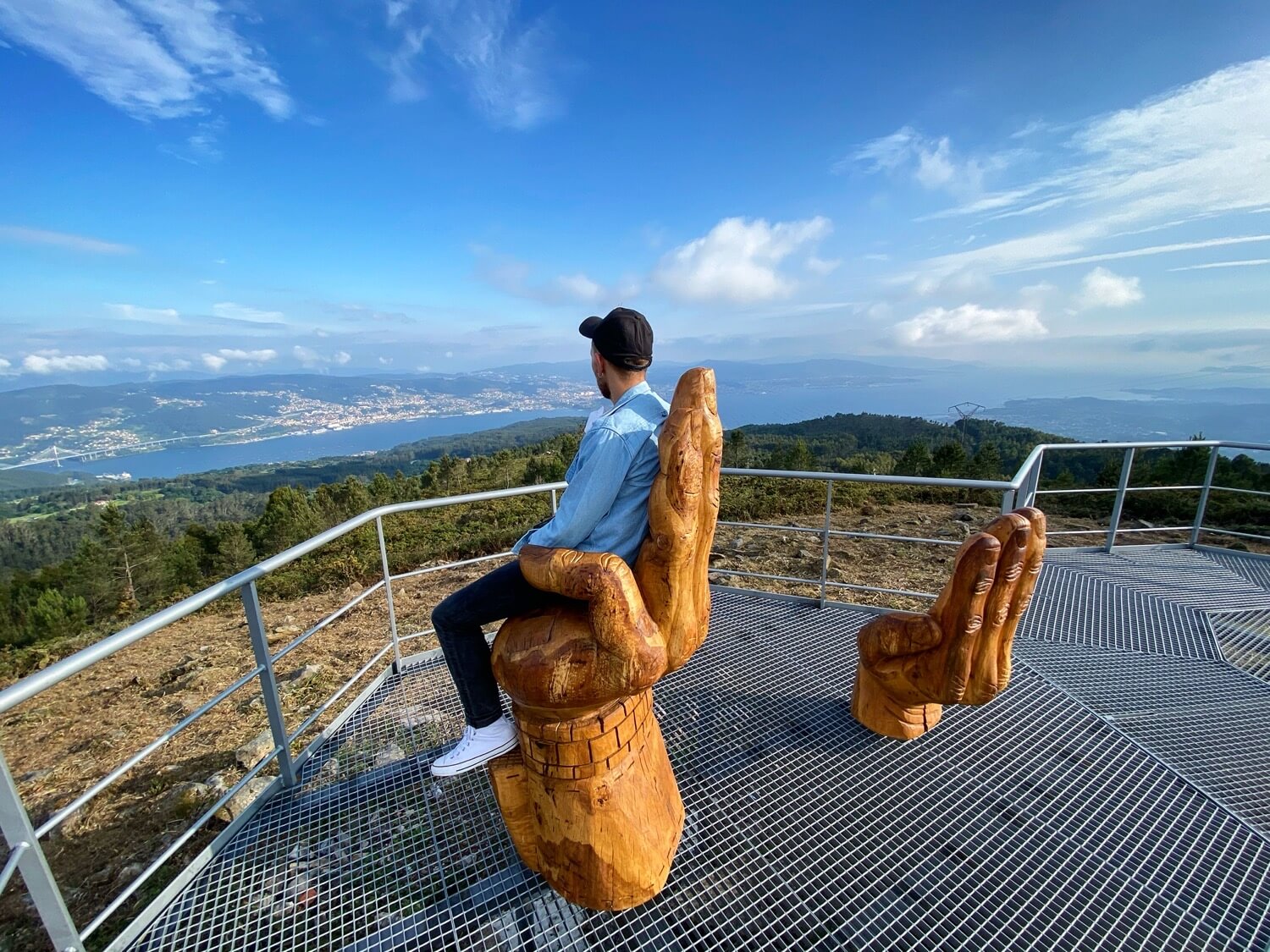 Mirador Monte do Faro, Domaio Guíate Galicia