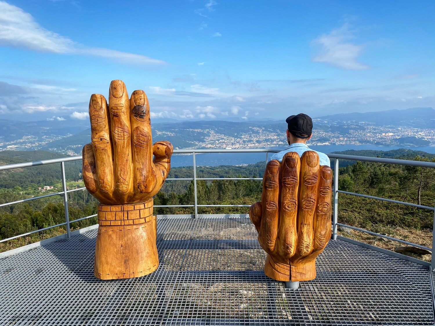 Mirador Monte do Faro, Domaio Guíate Galicia