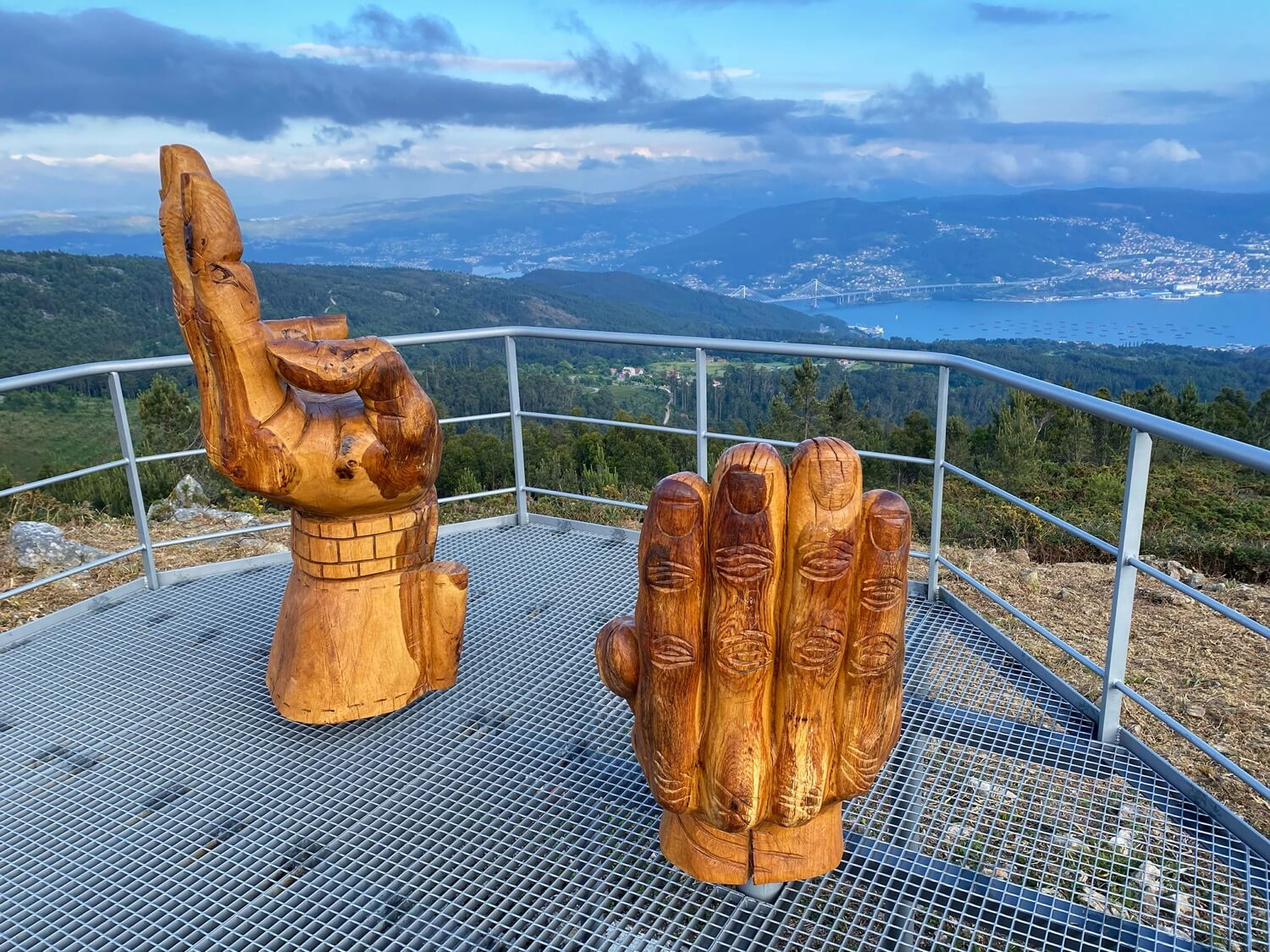 Mirador Monte do Faro, Domaio Guíate Galicia