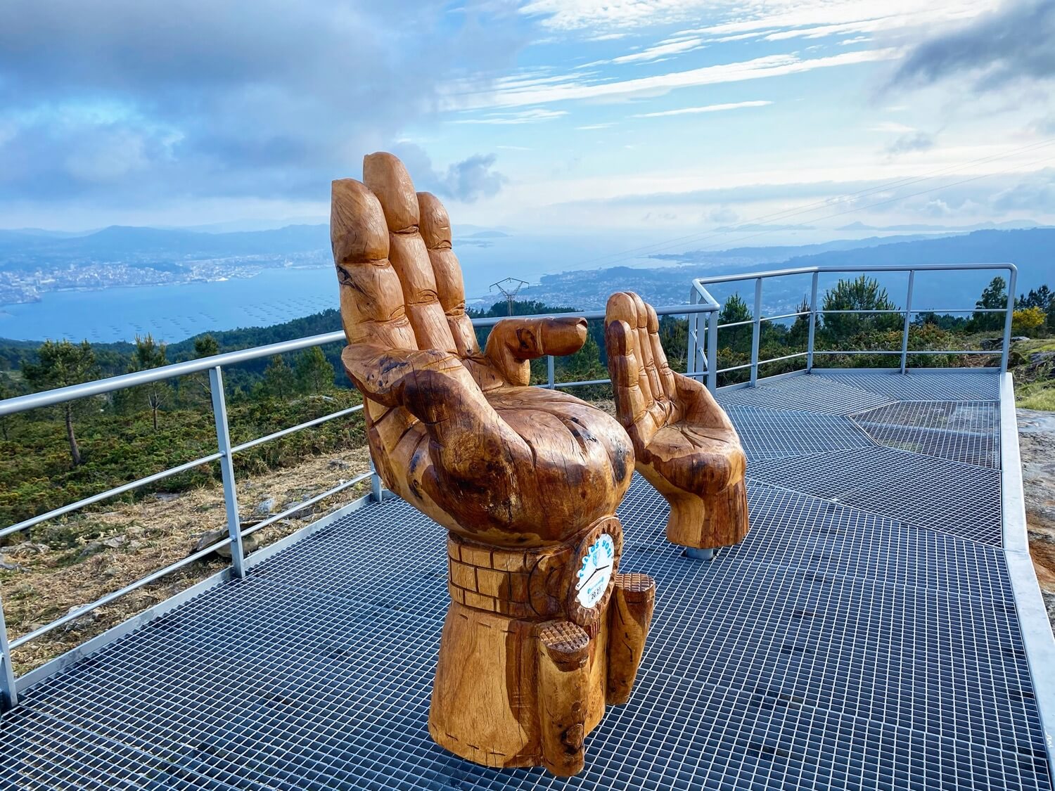 Mirador Monte do Faro, Domaio Guíate Galicia