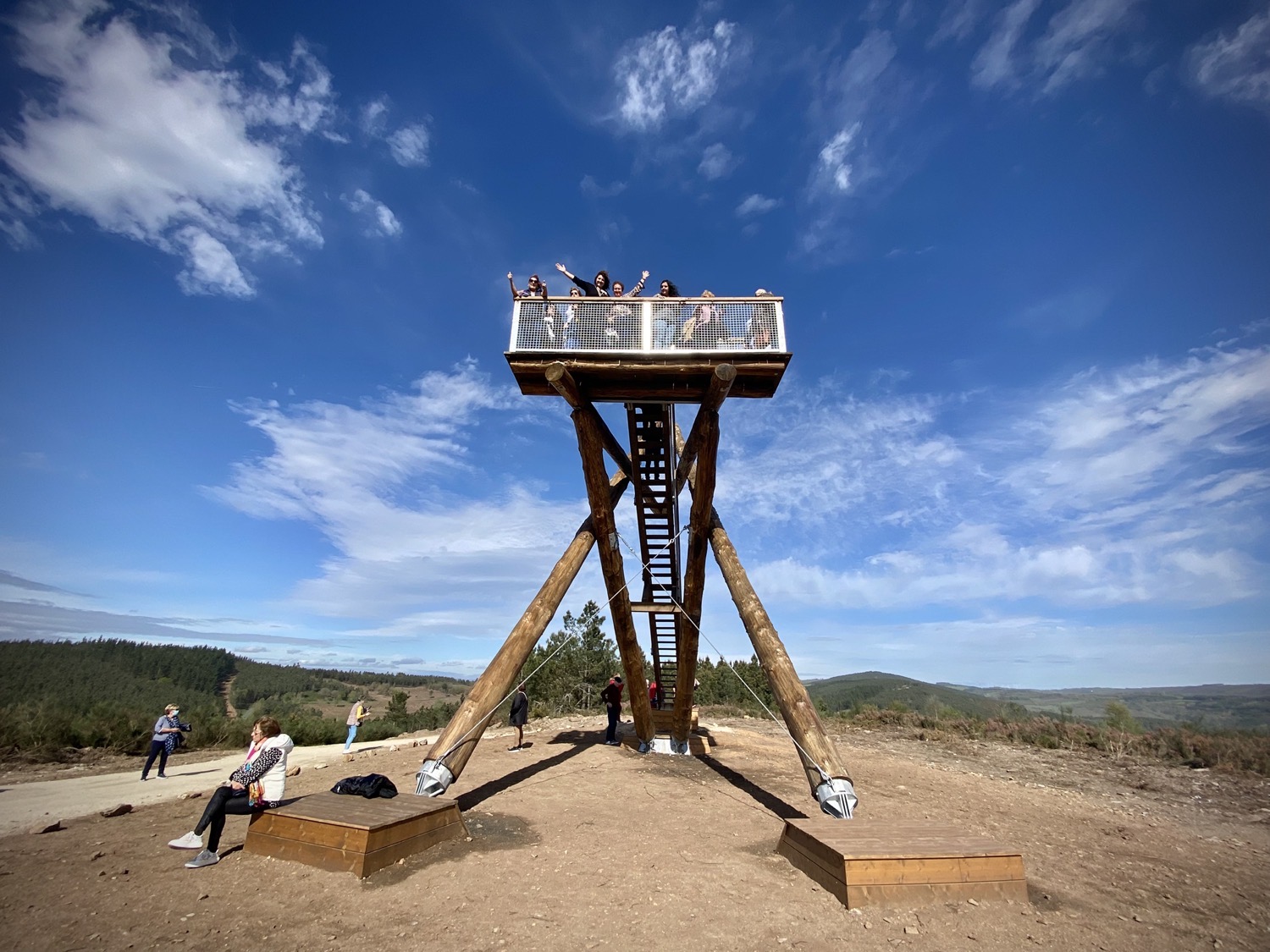 Mirador catapulta de Bóveda Guíate Galicia