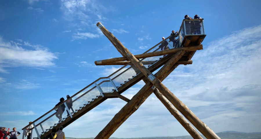 La Catapulta De Bóveda Con Vistas A La Ribeira Sacra