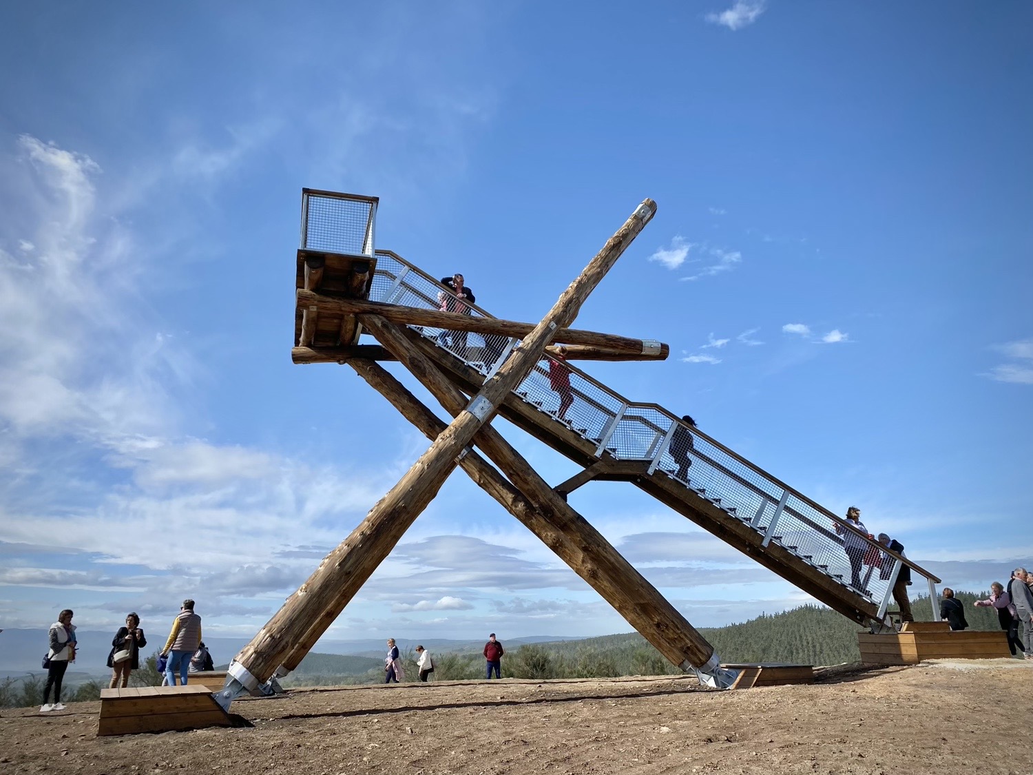 Mirador catapulta de Bóveda Guíate Galicia