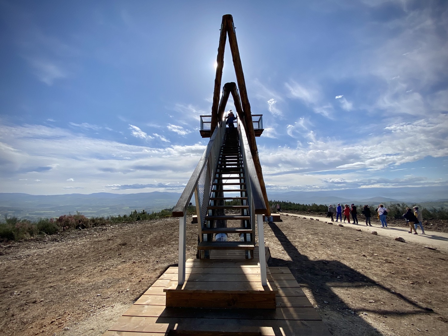 Mirador catapulta de Bóveda Guíate Galicia