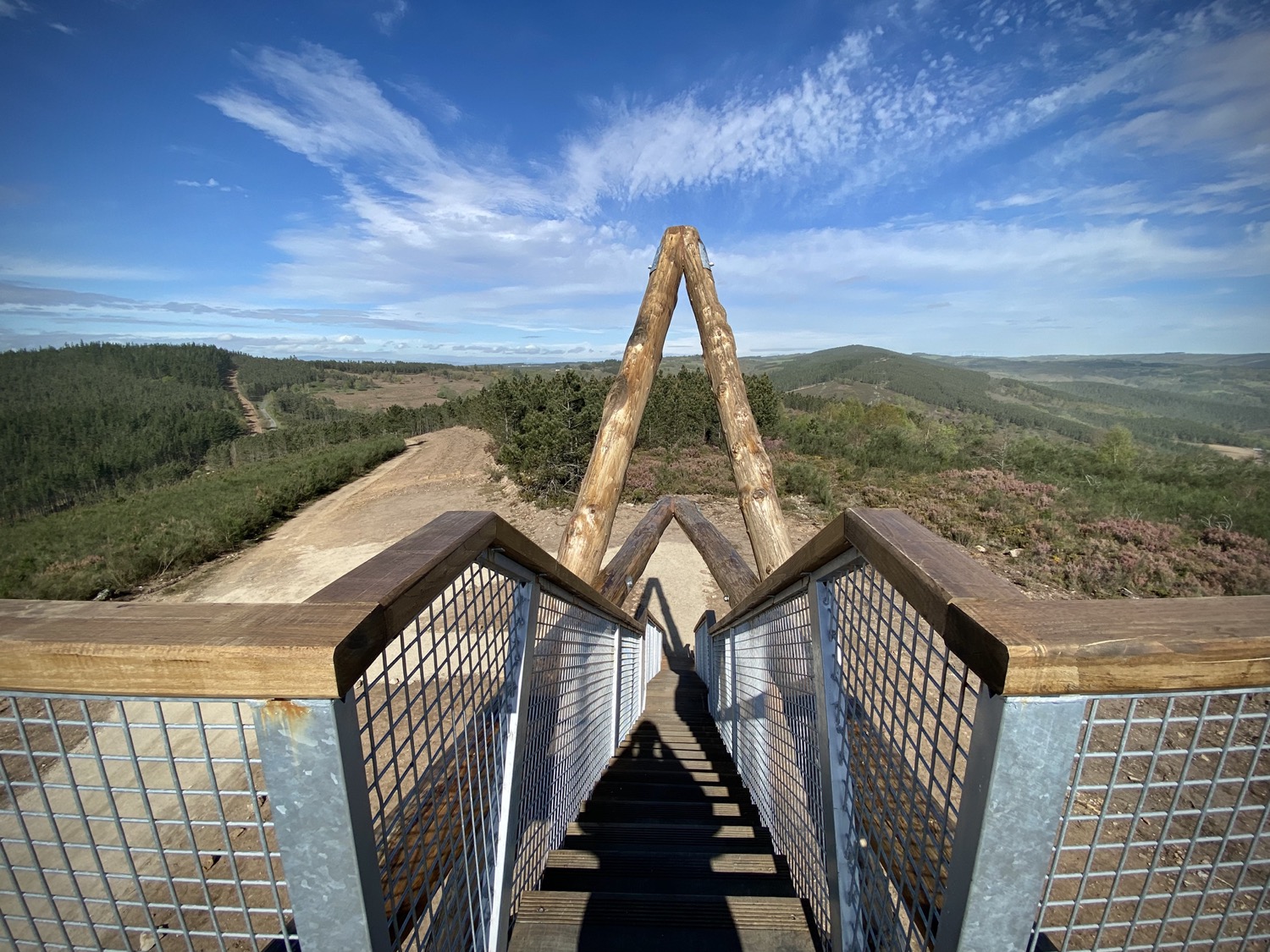 Mirador catapulta de Bóveda Guíate Galicia