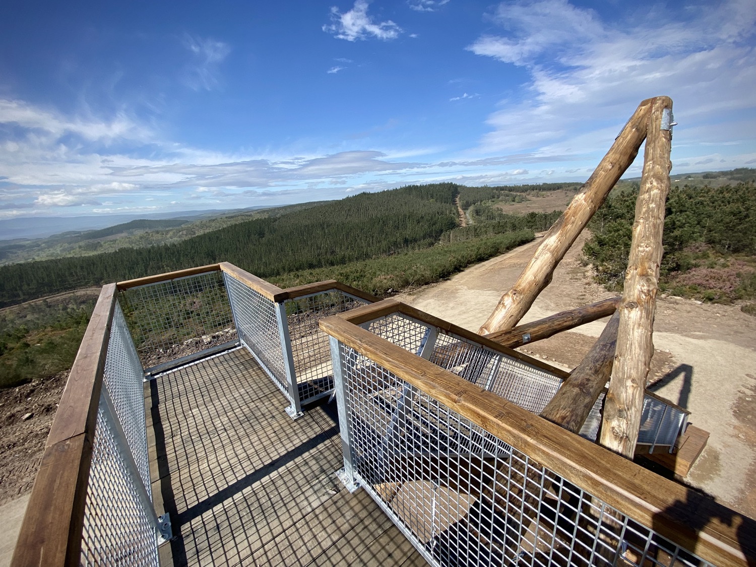 Mirador catapulta de Bóveda Guíate Galicia