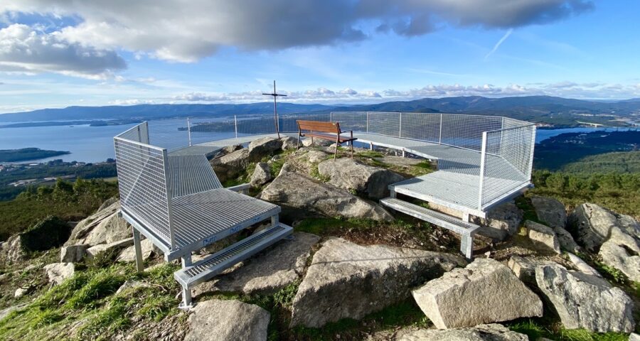 Panorámica De 360º Desde El Mirador Cruz Do Xiabre